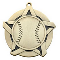 Super Star Medal - Baseball - 2-1/4" Diameter